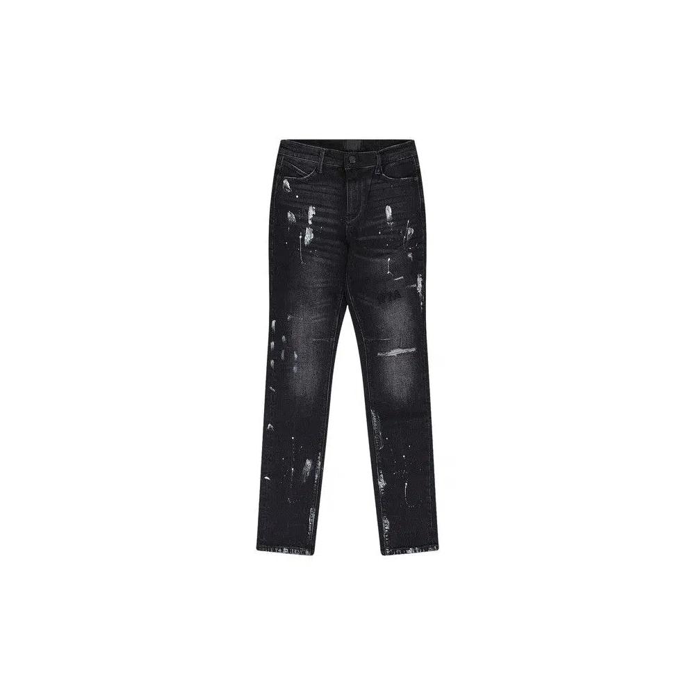Джинсы RtA Clayton Jean 'Distressed Charcoal Paint' 1