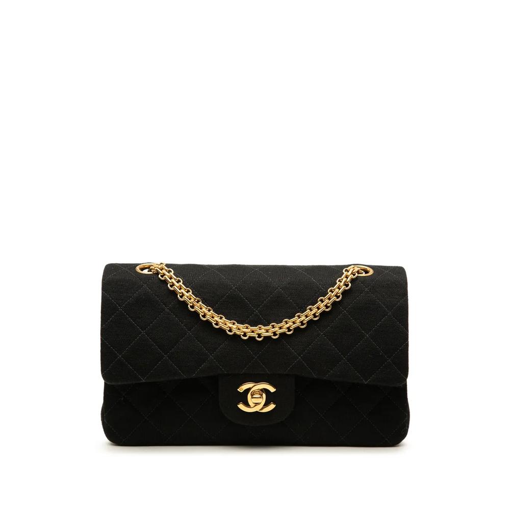 Маленькая сумка на плечо Classic Jersey Double Flap (1996-1997 годы) 1