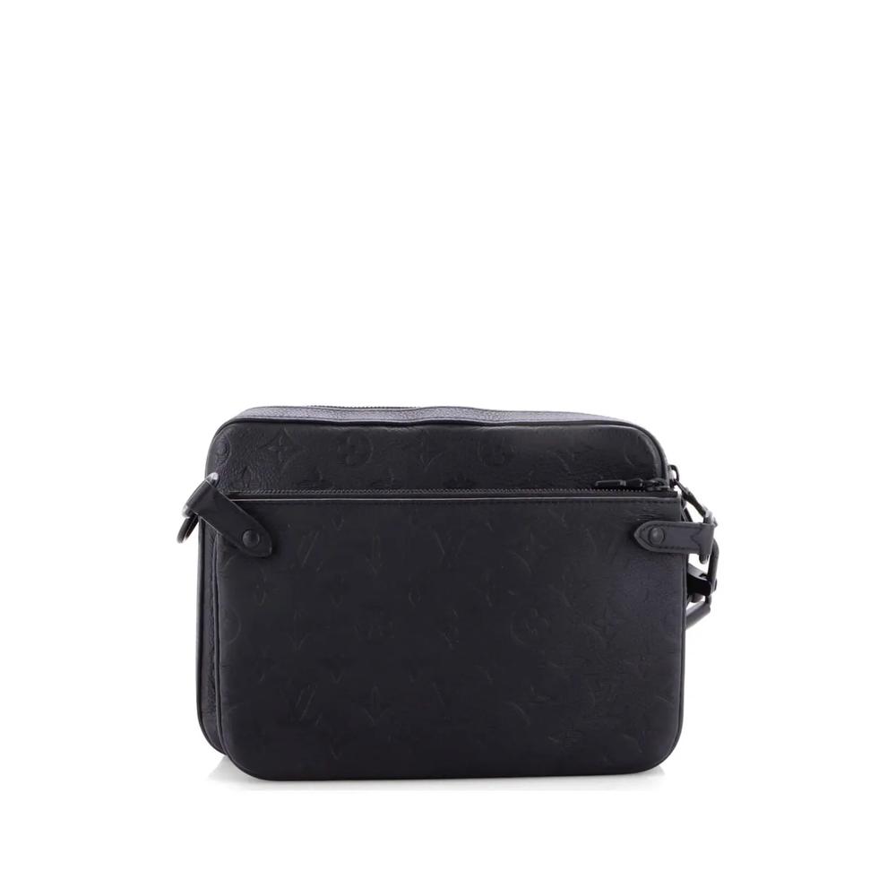 Сумка через плечо Trio Messenger Bag Monogram Shadow Leather 2