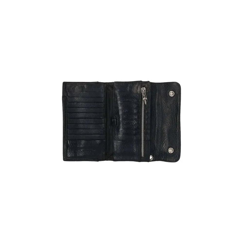 Кошельки Chrome Hearts Wave Wallet 'Черный' 3