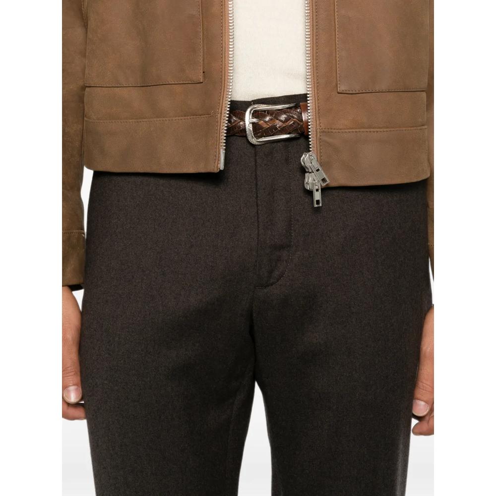 elasticated-waistband trousers 5