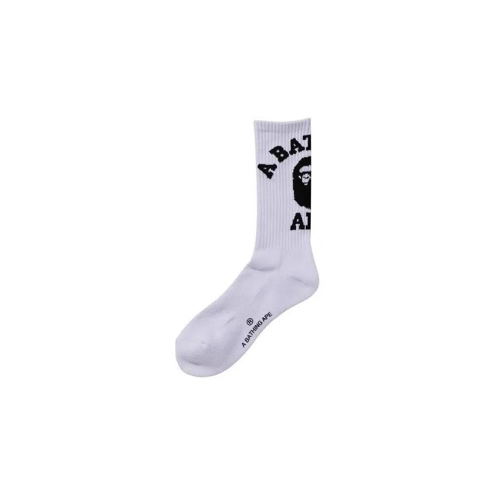 Носки и колготки BAPE College Socks «White» 2