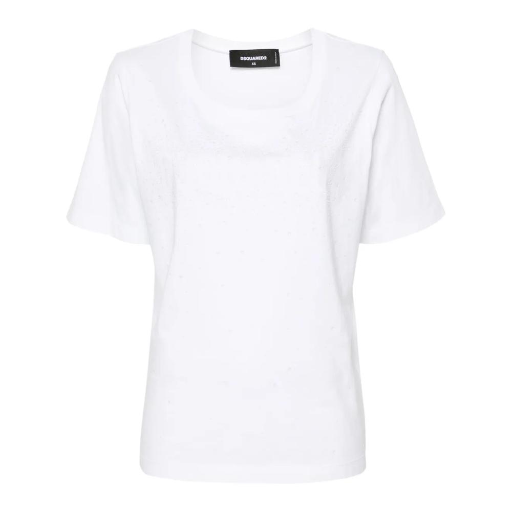 Футболка Easy Fit с кристаллами 1