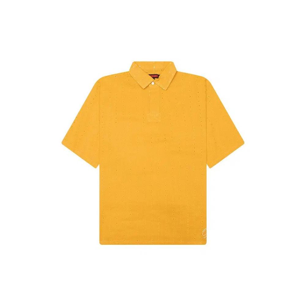 Поло Pleasures Clarity Woven Polo 'Yellow' 1
