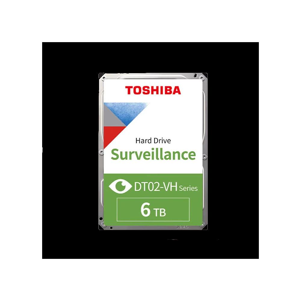 Toshiba DT02-VH 6TB 5400rpm 256MB 3.5" Surveillance HDD (DT02ABA600VH) 1