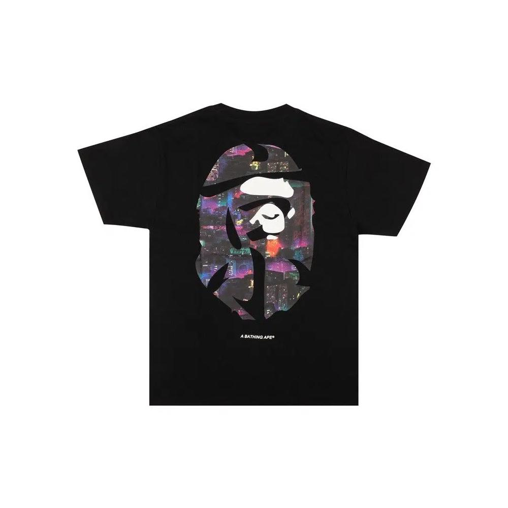 Футболки BAPE Neon Tokyo Kanji Tee 'Black' 2