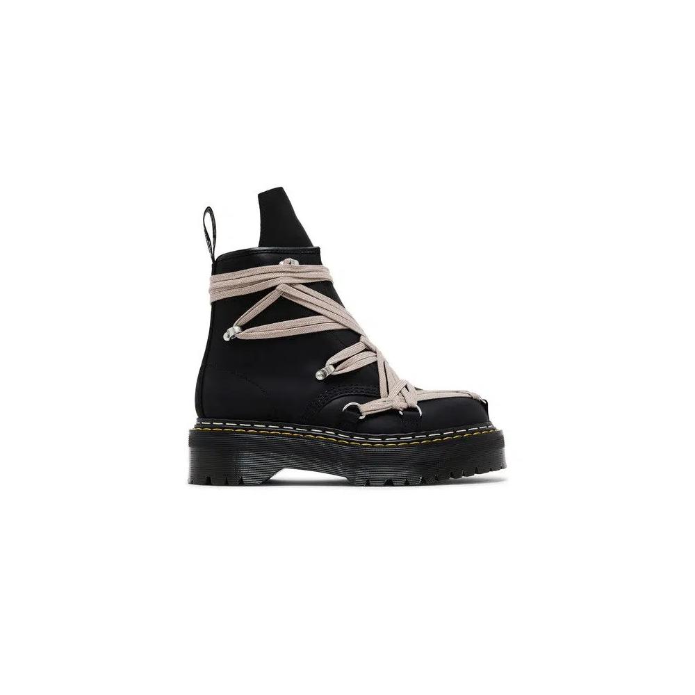 Ботинки Dr. Martens x Rick Owens DRKSHDW 1460 Quad Sole Megalace Boot 'Черный' 1