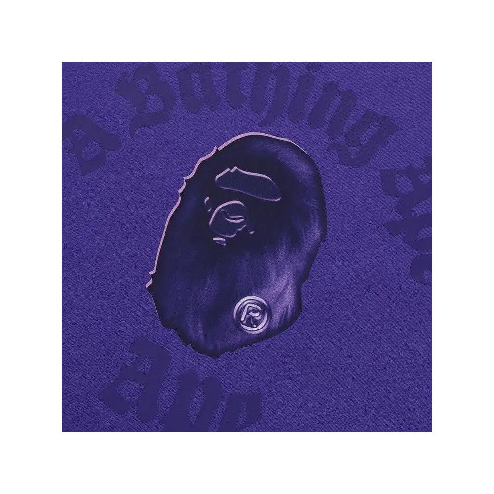 Футболки с коротким рукавом BAPE Gothic College Relaxed Fit Tee 'Purple' 3