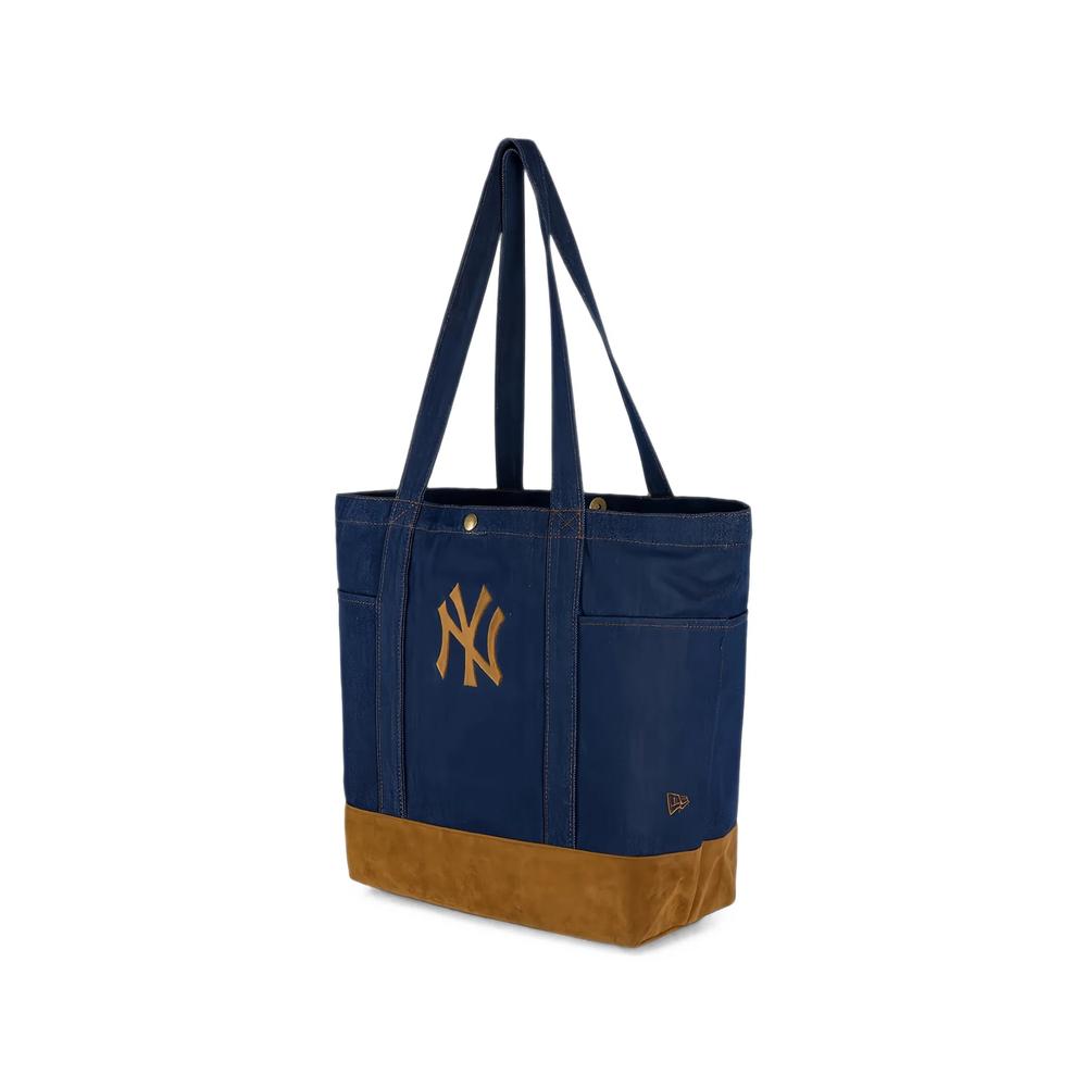 Yankees MLB Suede denim tote bag 2