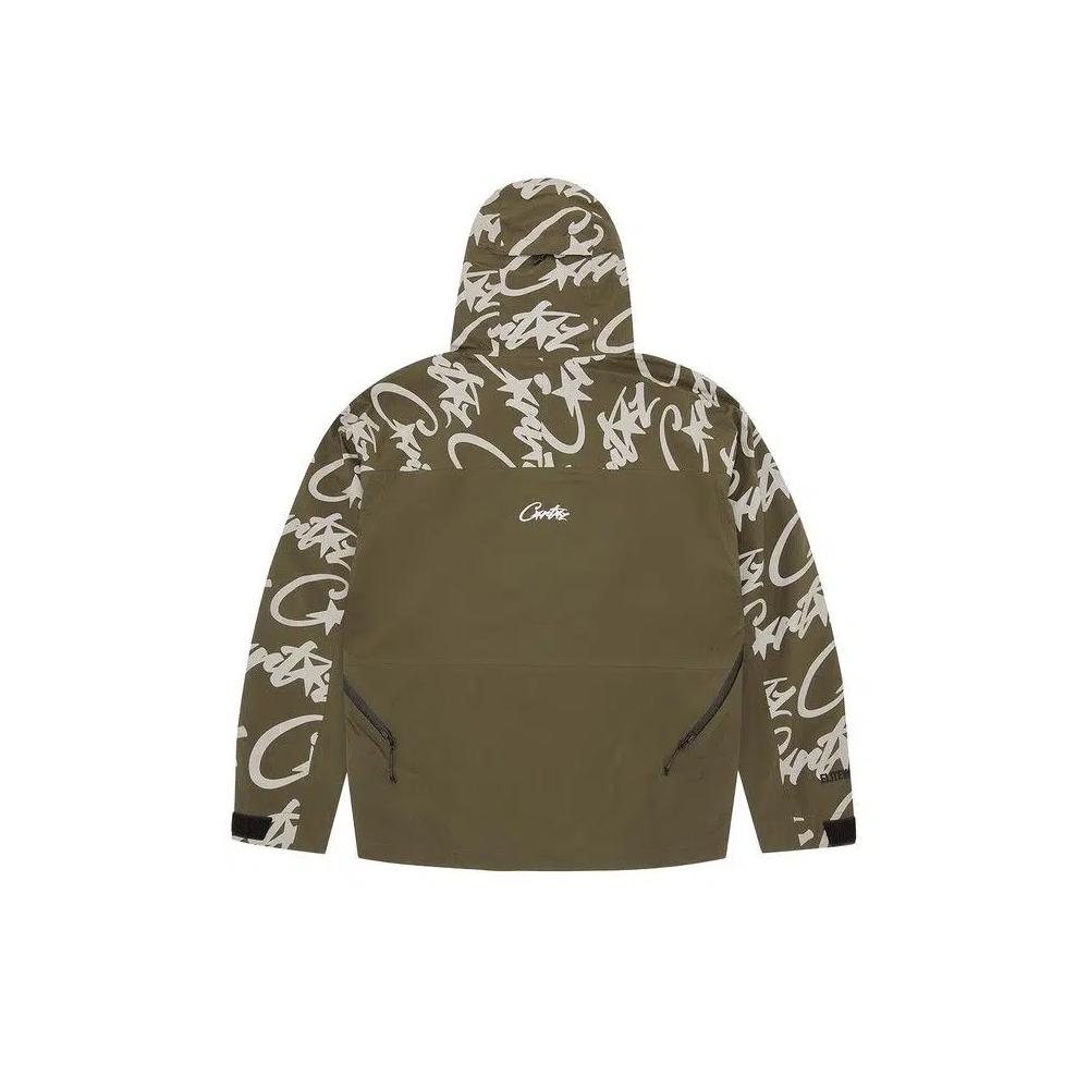 Куртки Corteiz Elitework Waterproof Shell Jacket V2 'Khaki' 2