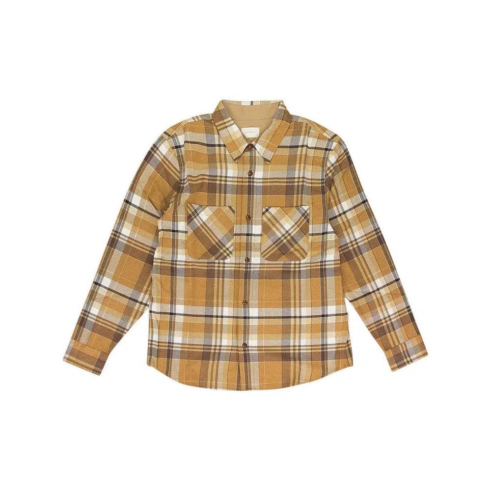 Топы Aimé Leon Dore Plaid Cotton Button-Down Shirt 'Brown Plaid' 1