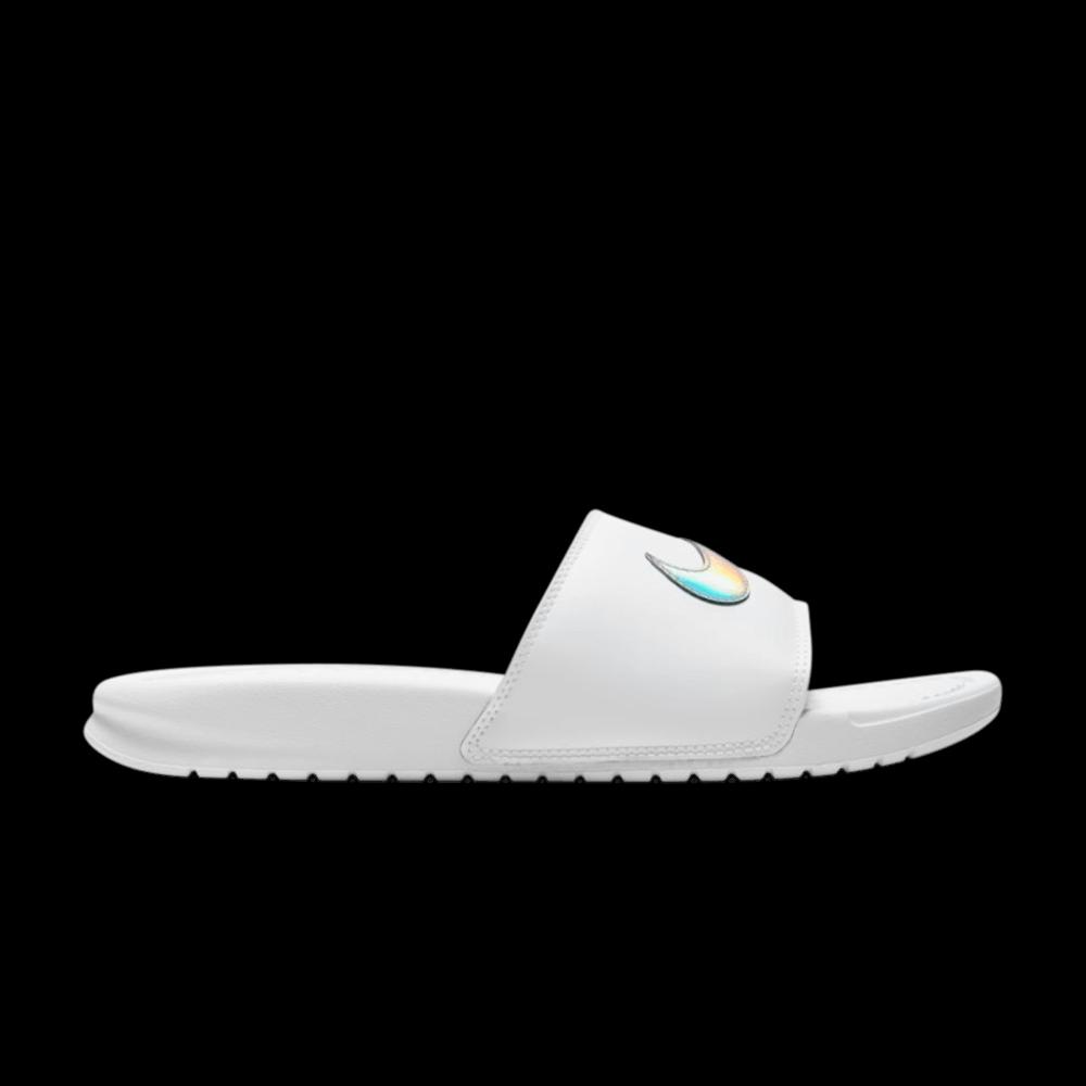 Сланцы Nike Wmns Benassi JDI Slide 'White Iridescent' 1