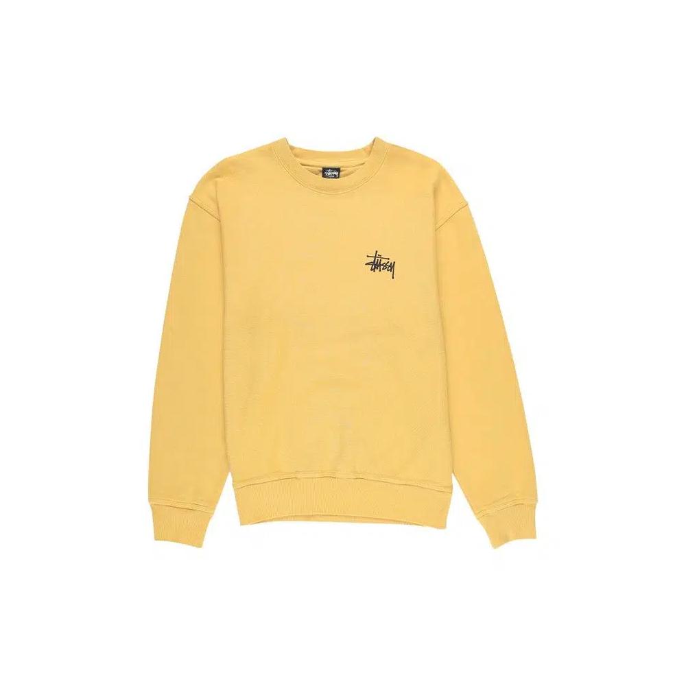 Футболки Stussy Basic Pigment Dyed Crewneck T-Shirt 'Медовый' 1