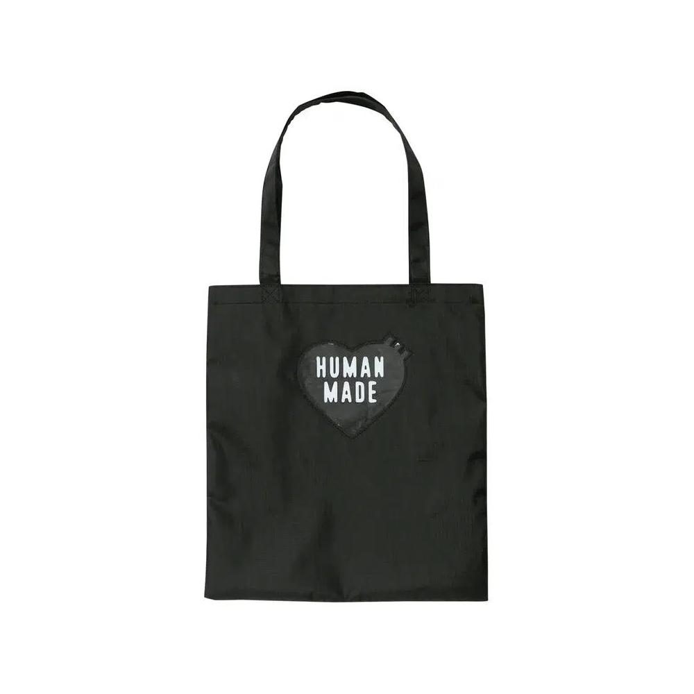 Сумки-шоперы Human Made Nylon Ripstop Heart Tote Bag 'Черный' 1