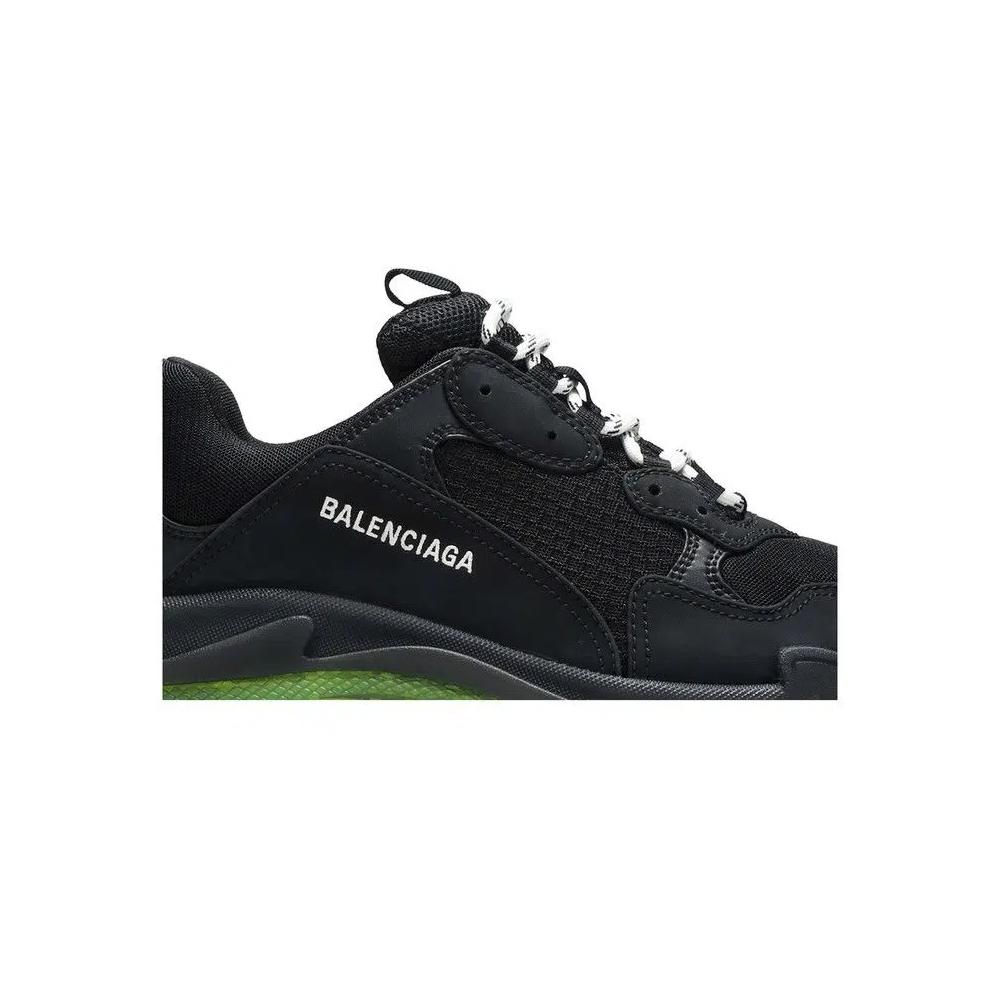 Кроссовки Balenciaga Triple S Sneaker 'Black Yellow Fluo' 2