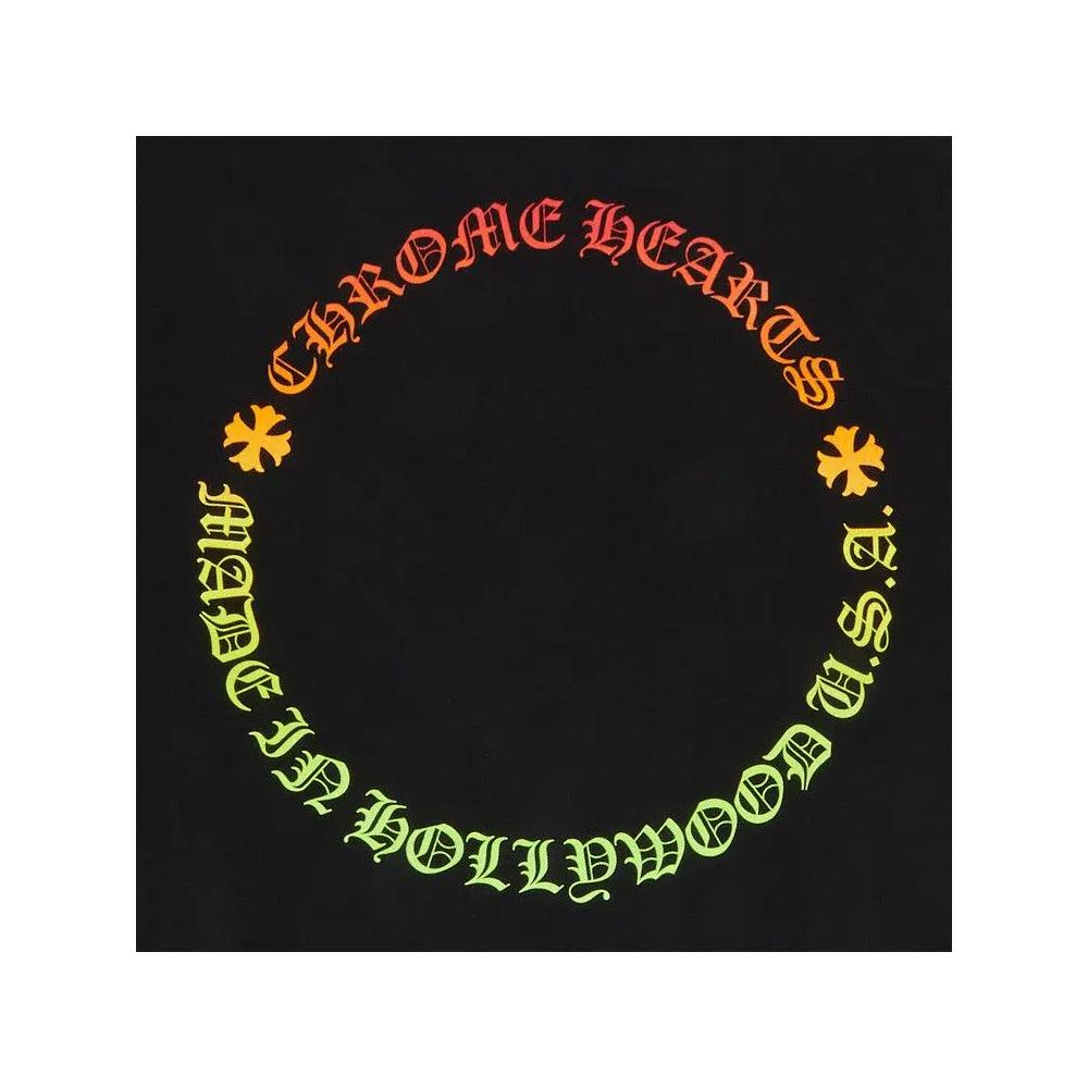 Футболки Chrome Hearts Gradient Logo T-Shirt 'Black/Multicolor' 3