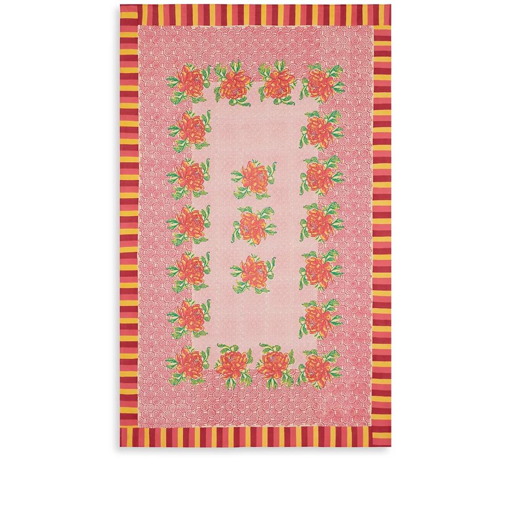 Camelia Magenta rectangular tablecloth 1