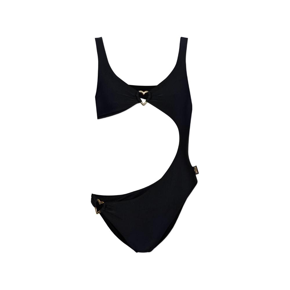 heart-motif cut-out swimsuit 1
