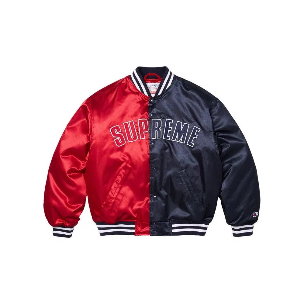 Варсити-куртки Supreme x Champion Satin Varsity Jacket 'Мультиколор' 1
