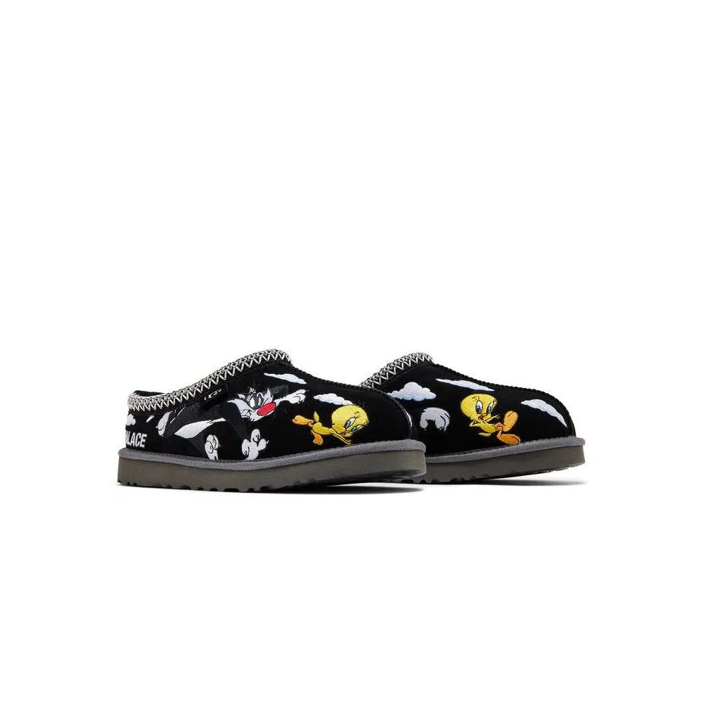 Тапочки Palace x Looney Tunes x UGG Tasman Slipper 'Black' 8