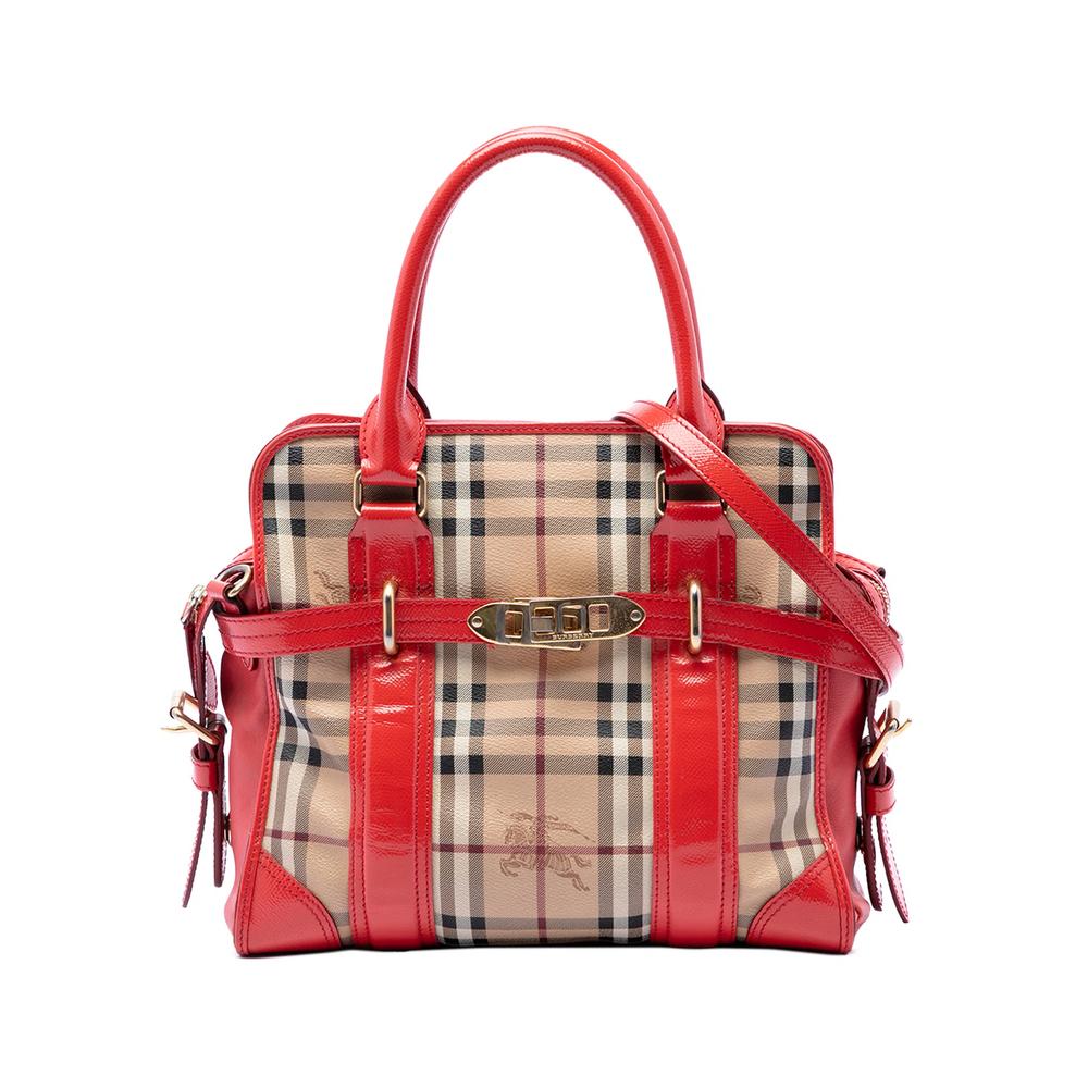 2000-2017 Haymarket Check Coated Canvas Minford Portrait satchel 1