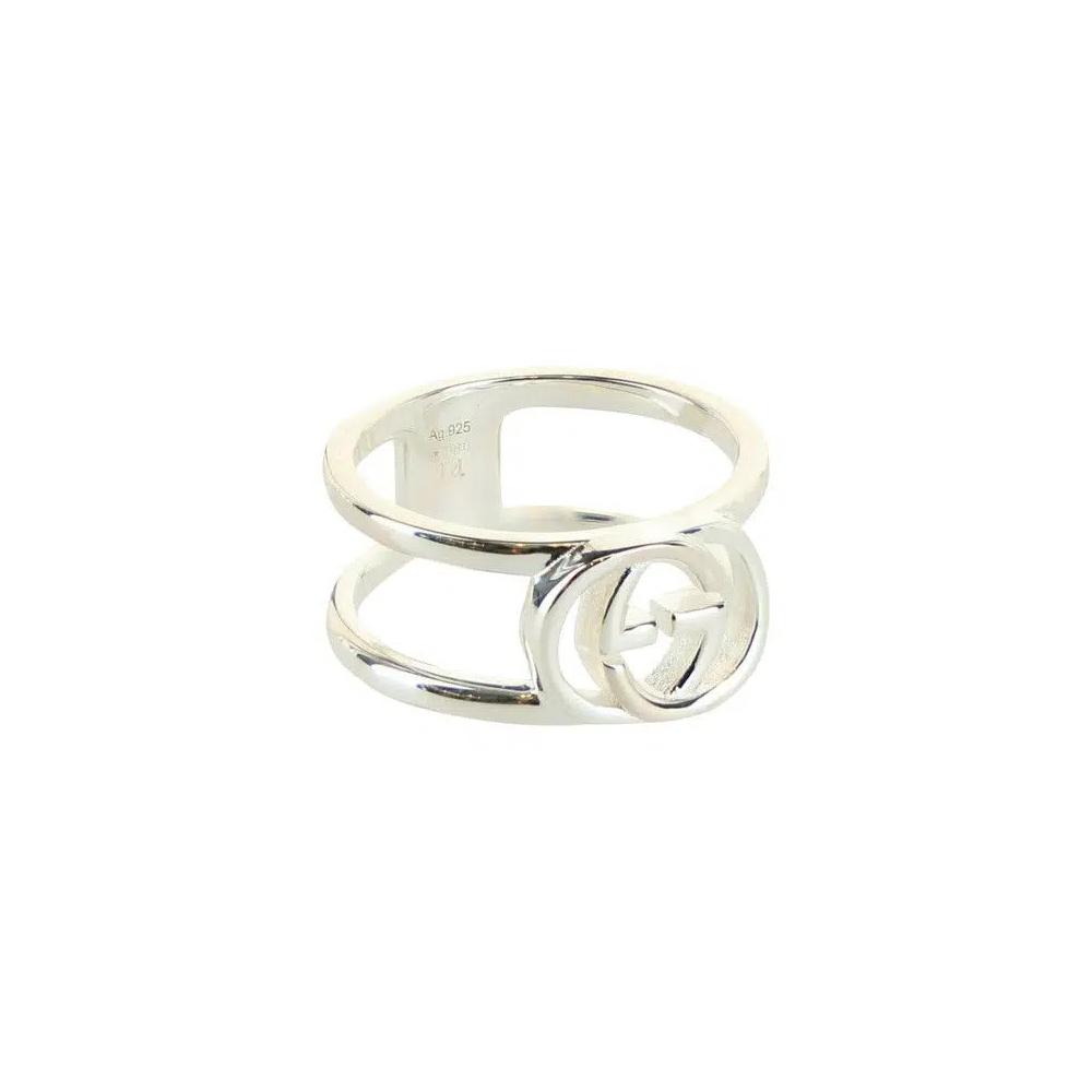 Украшение Gucci Interlocking G Cutout Silver Ring 'Silver' 3
