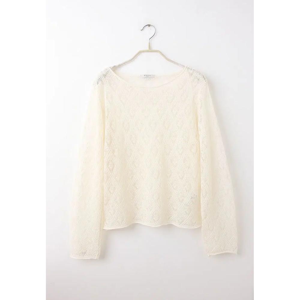 Свободный вязаный топ с вырезами [AB19630] 5