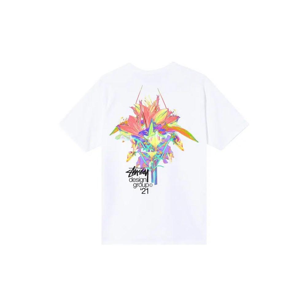 Футболка Stussy Design Group 21 Tee 'White' 2