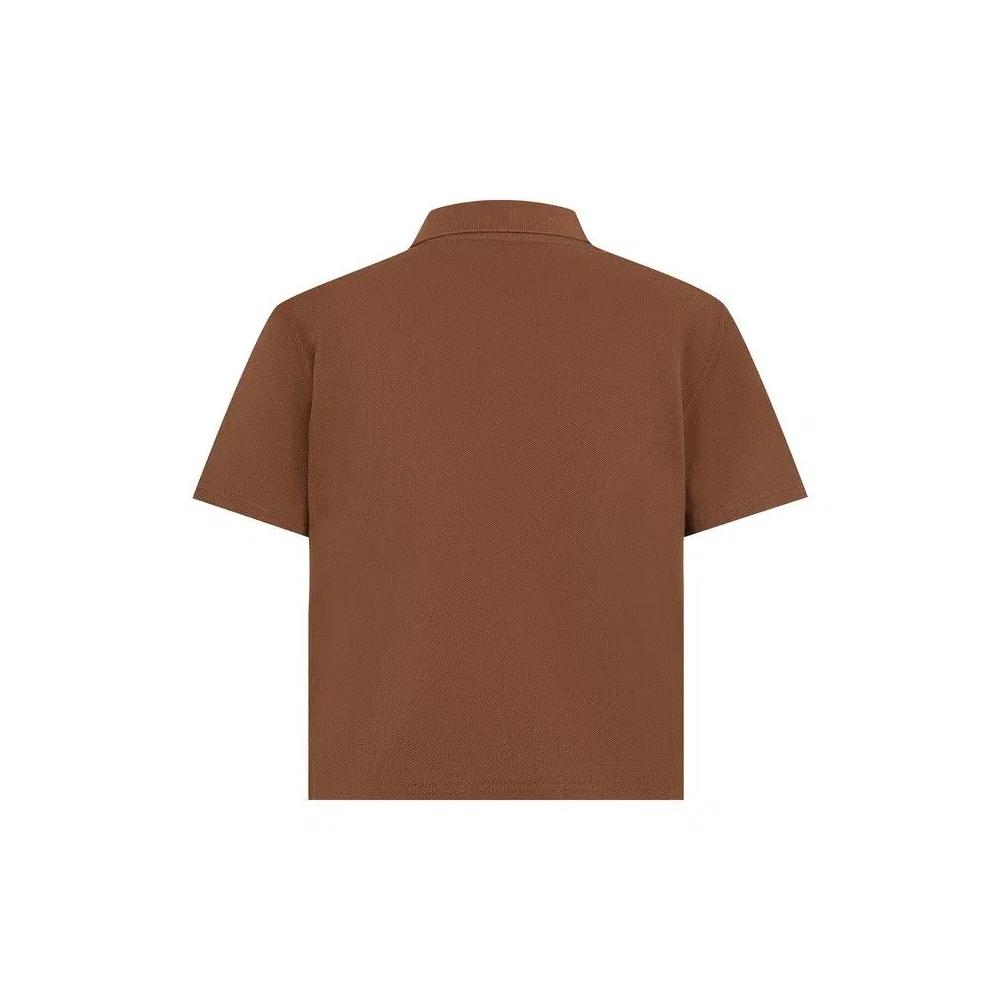 Поло Saint Laurent Petit Polo с вышивкой «Нуар» 2
