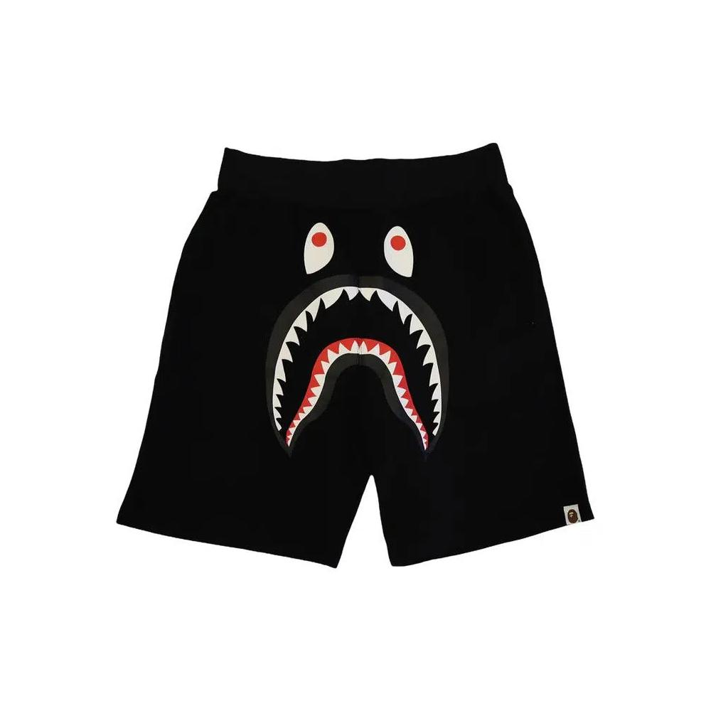 Шорты BAPE Shark Sweatshorts 'Black' 1