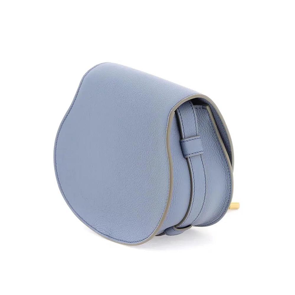 Маленькая сумка Marcie Saddle через плечо в цвете Shady Cobalt 2