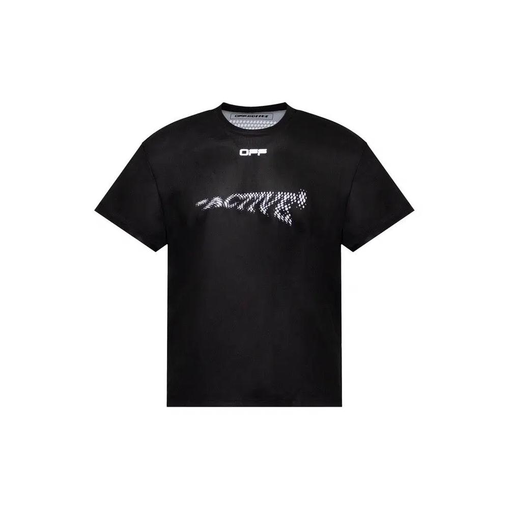 Футболки Off-White Graphic Tee 'Black/White' 1