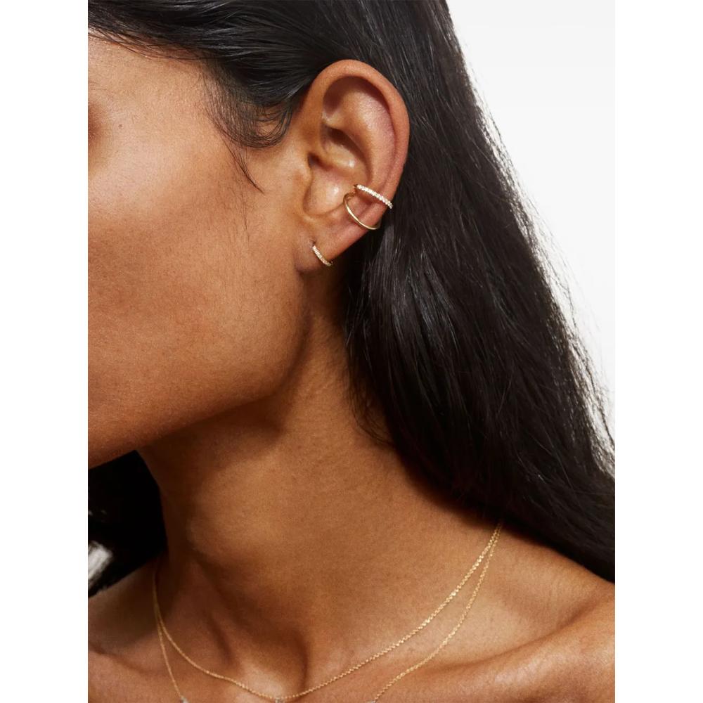 14kt yellow gold Melina diamond ear cuff 2