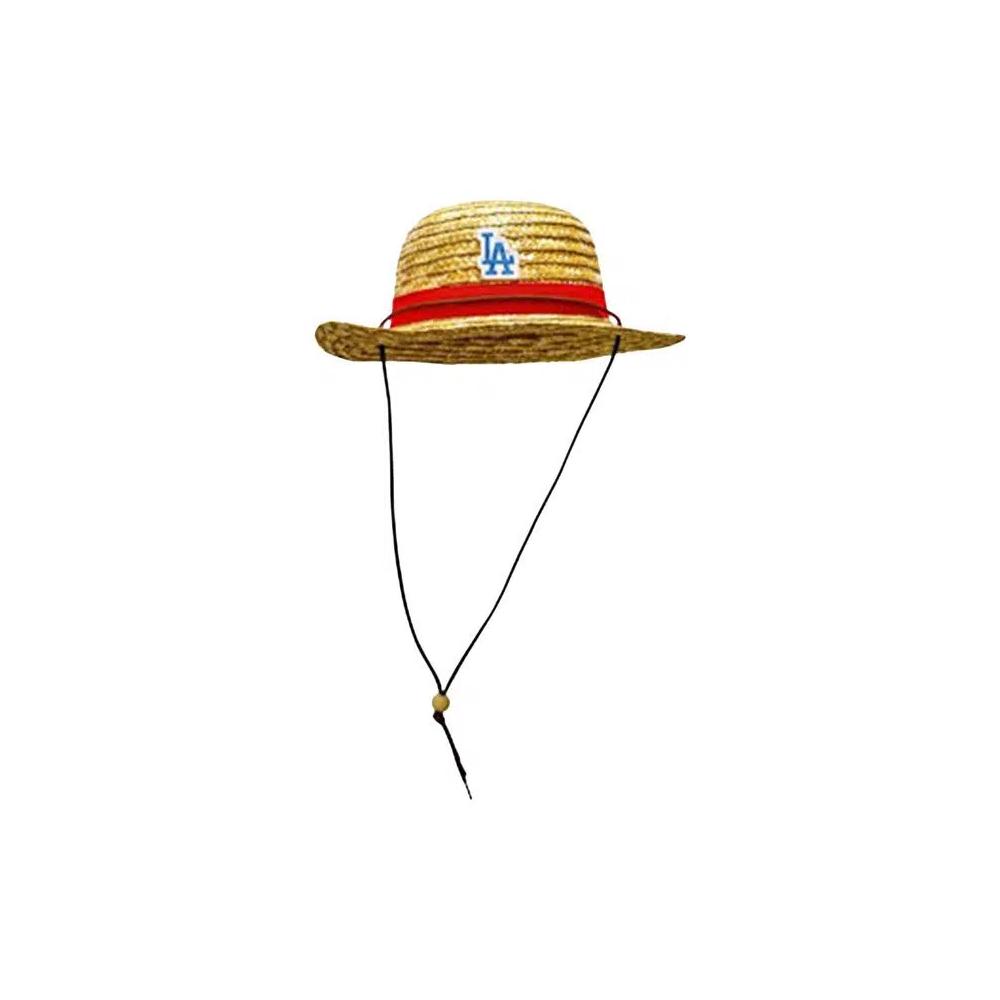 Пляжные шляпы Los Angeles Dodgers x One Piece Straw Hat 'Brown' 1