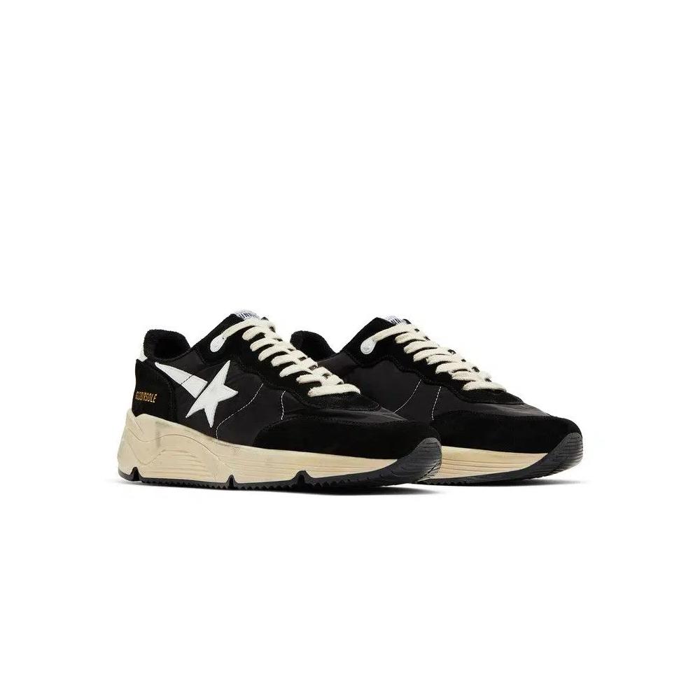 Кроссовки Golden Goose Running Sole «Блэк Уайт» 8
