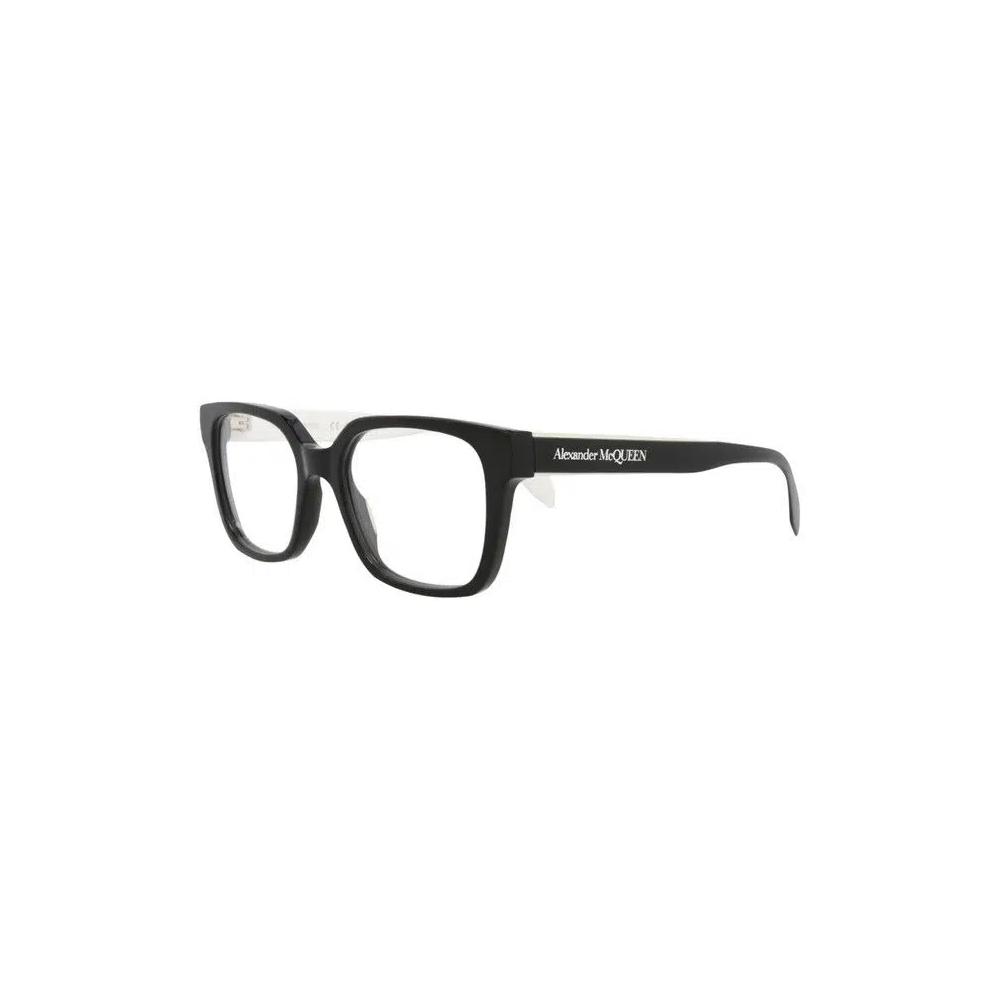 Очки Alexander McQueen Square-Frame Acetate Optical Frames 'Black Transparent' 2