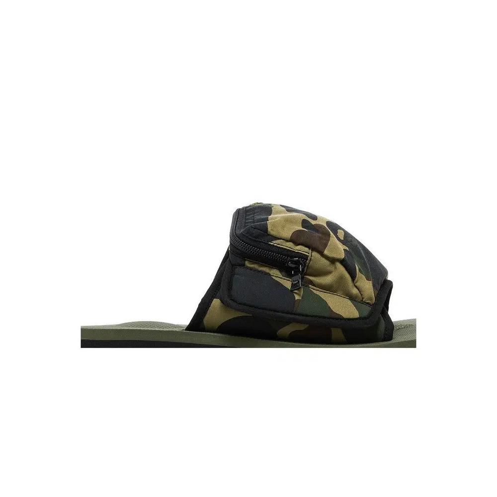 Сандалии Suicoke x BAPE Camo Dao Sandal 'Зеленый' 2