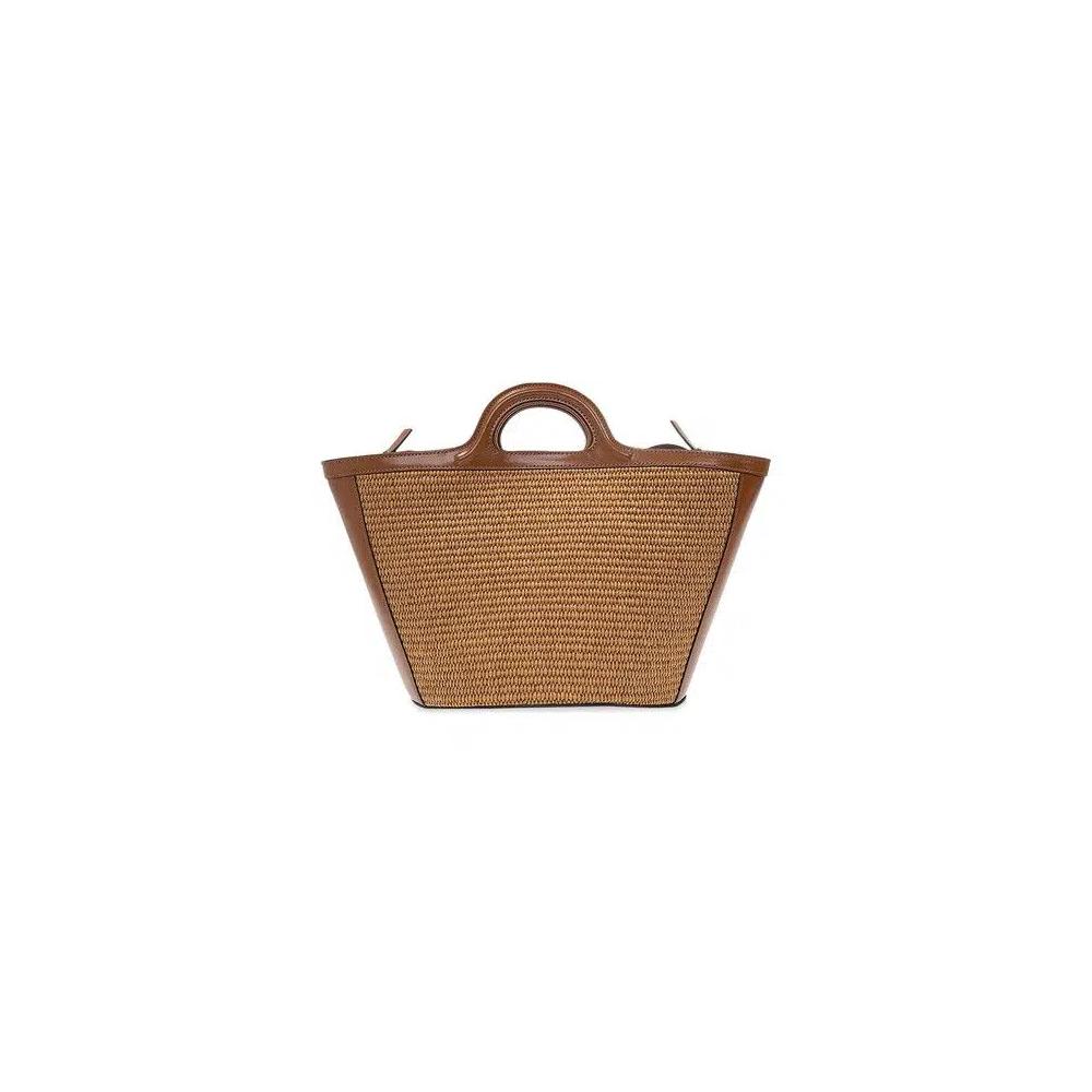 Сумки-тоут Marni Medium Logo Woven Tote Bag 'Brown' 2