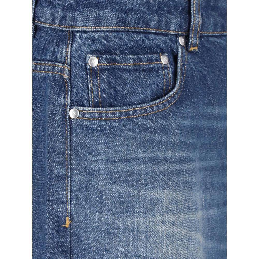 Heaton distressed whiskered jeans 4