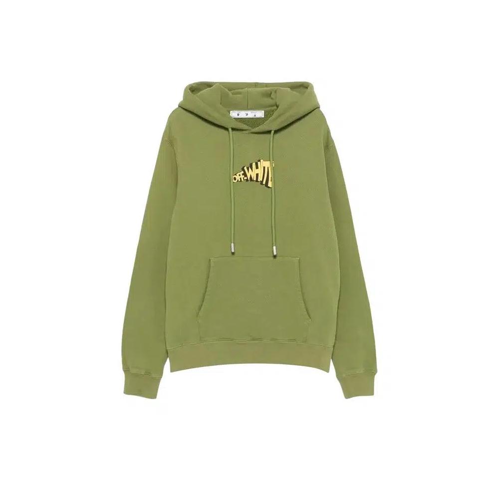 Худи Off-White Arrows Print Hoodie «Green» 1