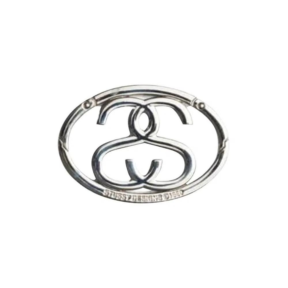 Брелоки и шнурки Stussy SS Link Carabiner 'Silver' 1