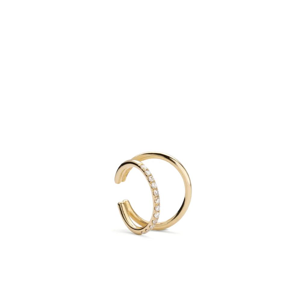 14kt yellow gold Melina diamond ear cuff 1