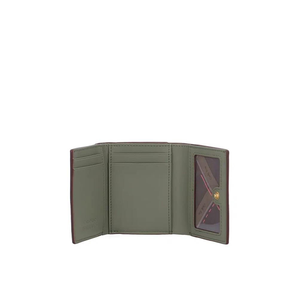 CR Минималистичный Essential 3-сложный кошелек - Средне-зеленый 4