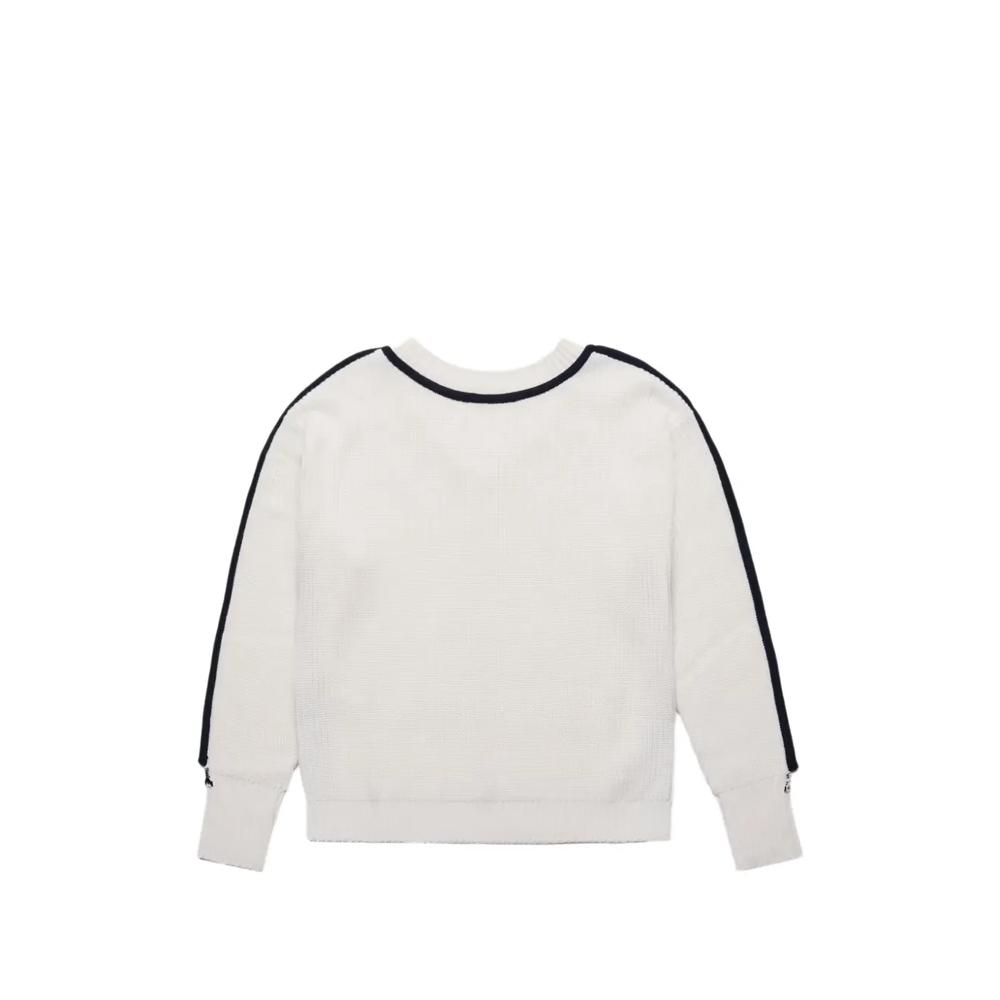 contrast-trim zip-detail sweatshirt 5