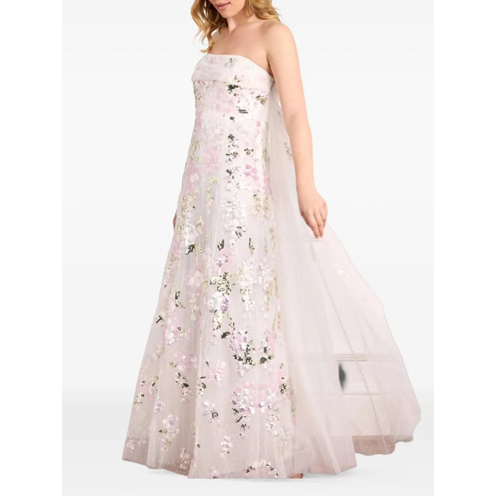 Wisteria sequin-embellished maxi dress 1