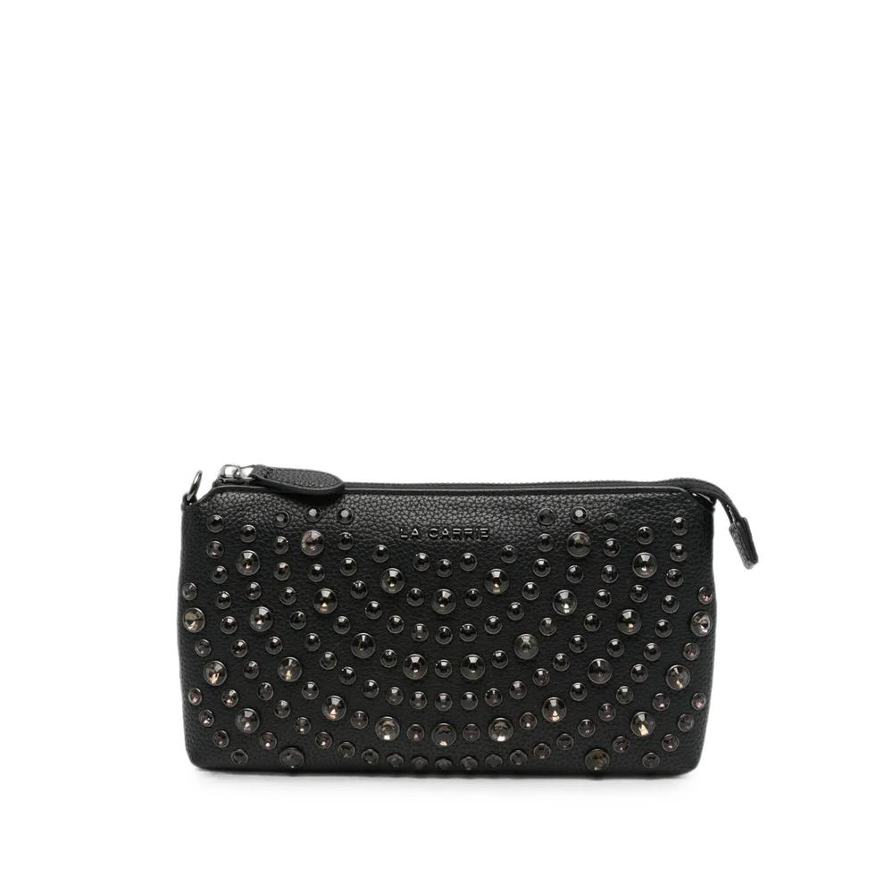 crystal-embellished leather cross body bag 1