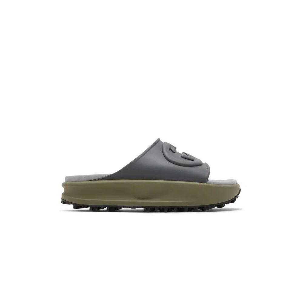 Сандалии Gucci Sandal 'Interlocking G - Dark Grey Khaki' 1