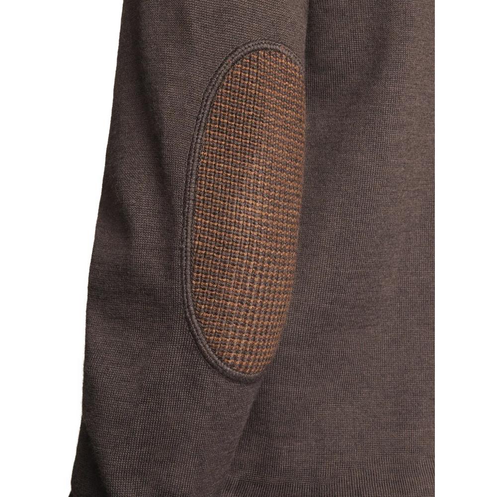 elbow-patch crew-neck sweater 6