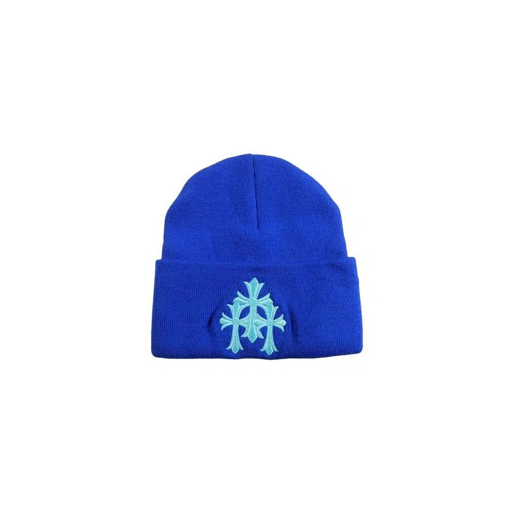 Beanies Chrome Hearts Triple Cross Watch Cap 'Синий' 1