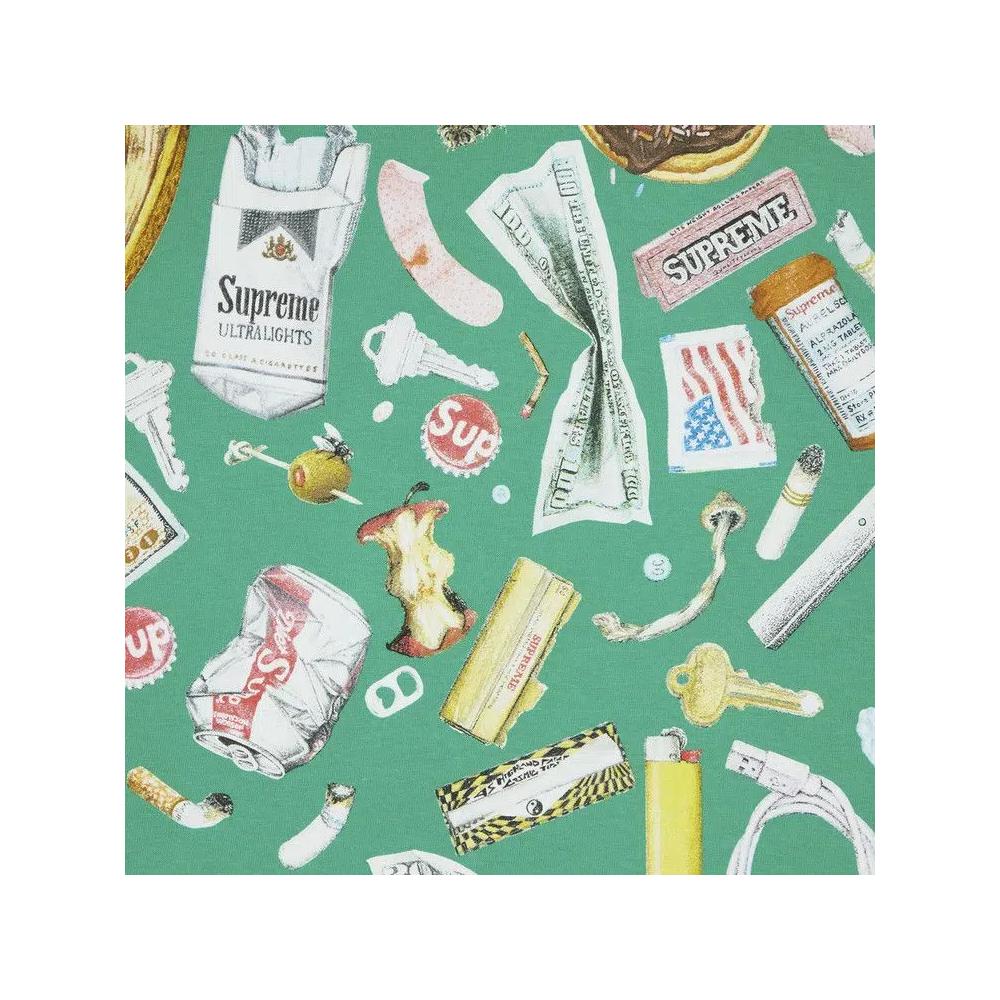 Футболка Supreme Trash Tee 'Зелёный' 2